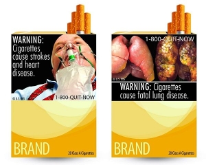 В Америці на пачках з сигаретами будуть розміщувати фото зіпсованих зубів та хворих легень