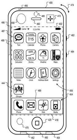 Apple хочет зарегистрировать новый патент